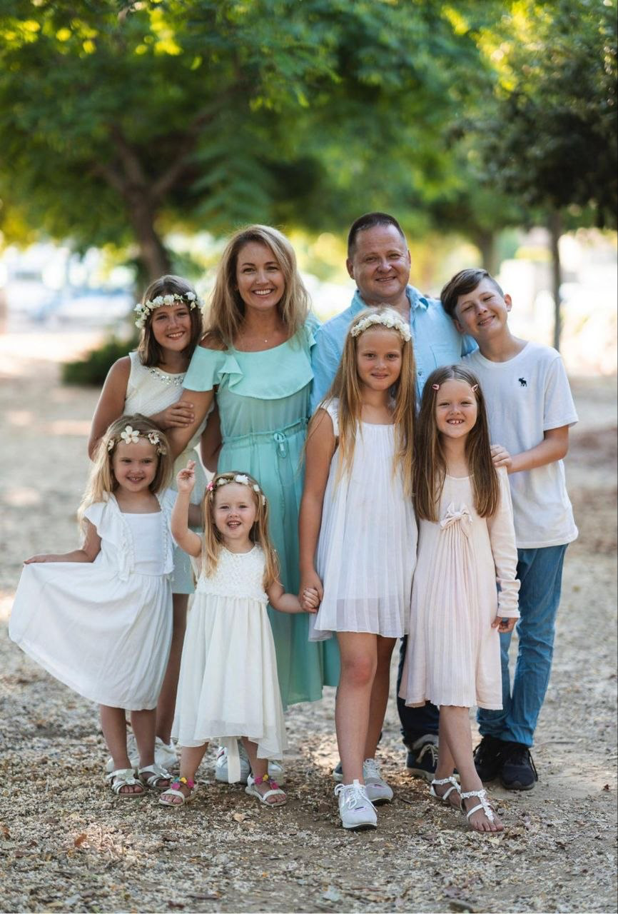 Gleb Sambursky and his family